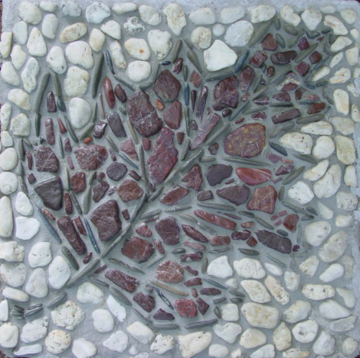 Mosaic_StoneLeaf Mosaic_Stone Leaf